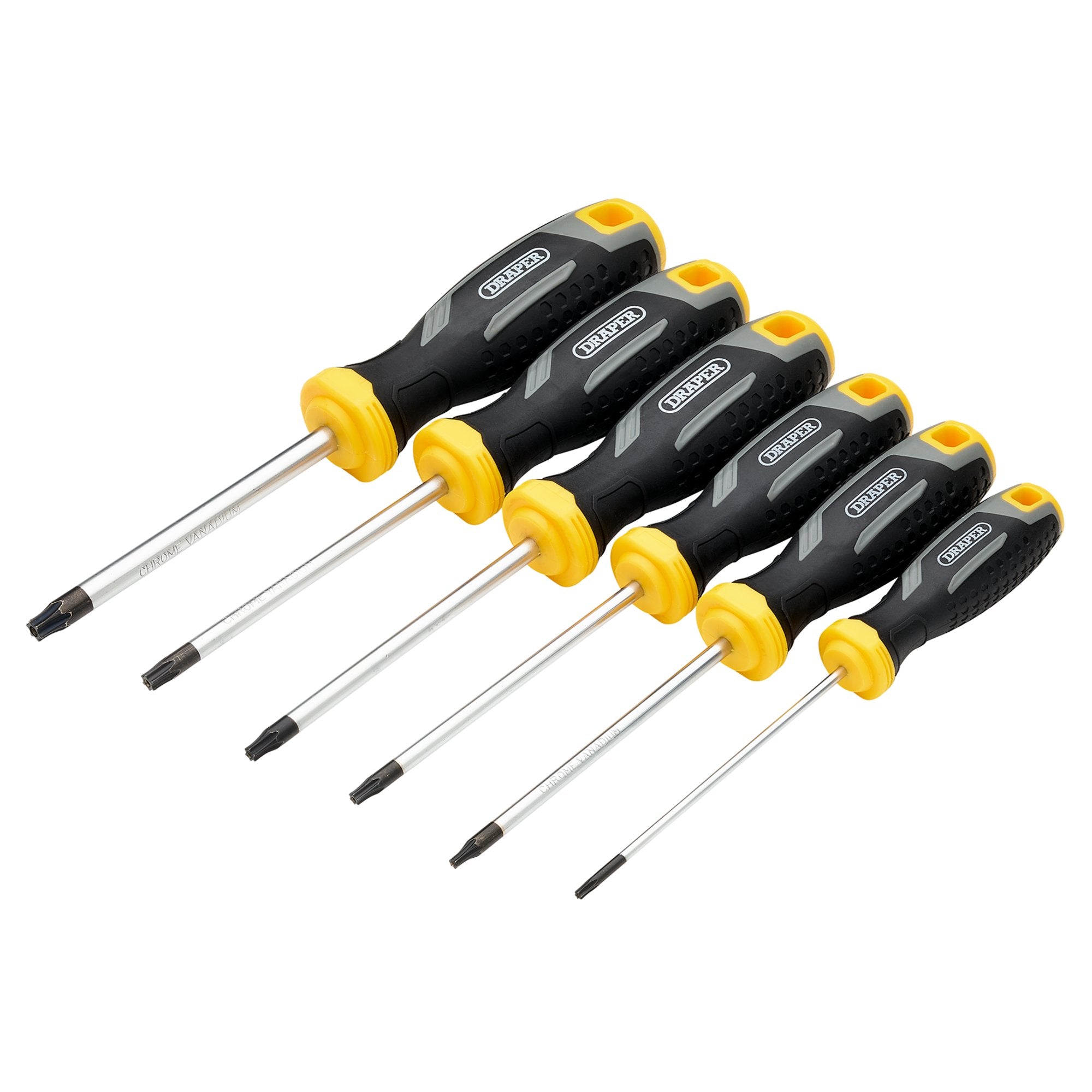 Draper-TX-STAR®-Tamperproof-Soft-Grip-Screwdriver-Set-(6-Piece)
